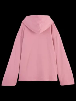 Discount GATHERED SLEEVE OVERSIZED FIT HOODIE Women Sweatshirts & Hoodies