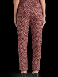New Gia block print pull on pant Women Pants