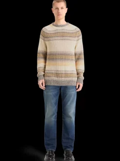 New GRADIENT COTTON STRIPES SWEATER Knitwear