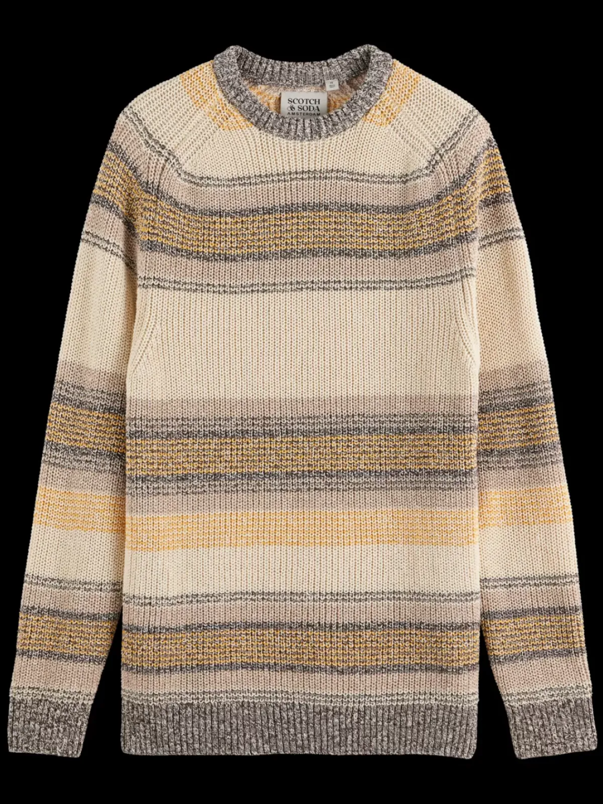 New GRADIENT COTTON STRIPES SWEATER Knitwear