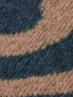 New HAIRY BIG WAVES DROPPED SHOULDER SWEATER Knitwear