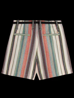 Fashion HIGH RISE CRAFTED STRIPE SHORT Women Skirts & Shorts