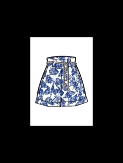 Clearance HIGH-RISE LINEN SHORT Women Skirts & Shorts