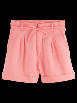 Clearance HIGH-RISE LINEN SHORT Women Skirts & Shorts