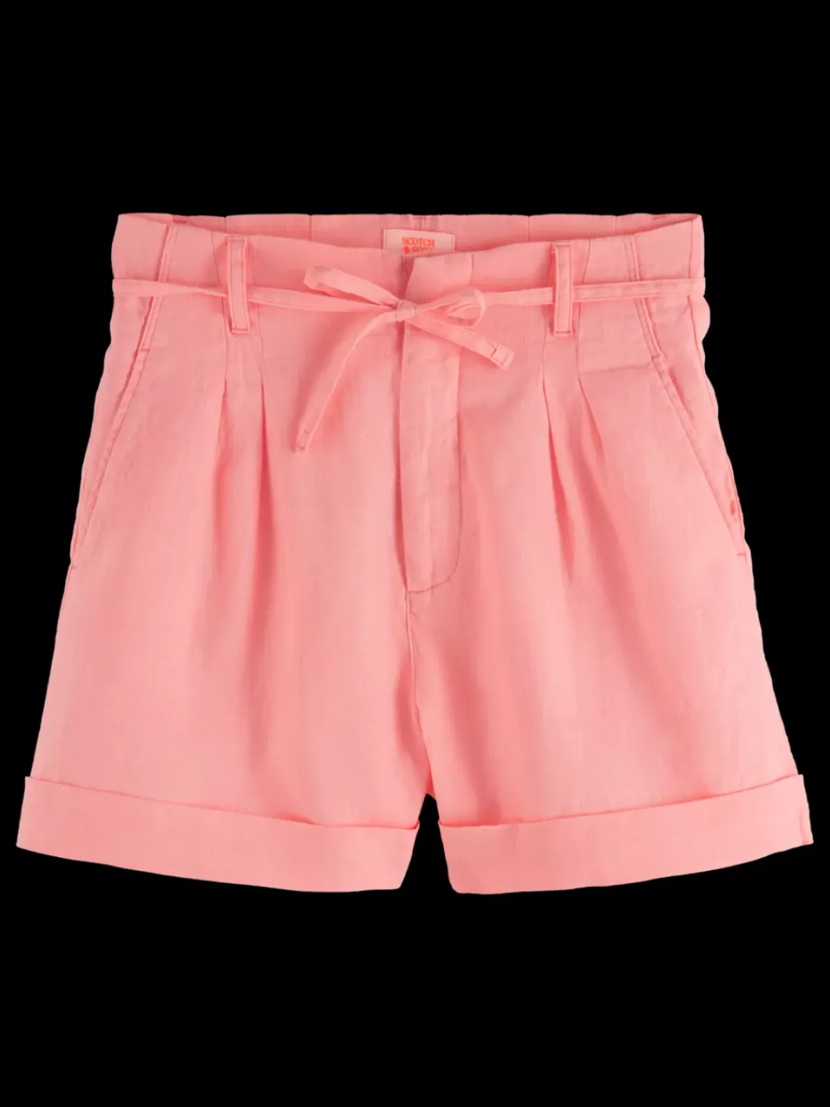 Clearance HIGH-RISE LINEN SHORT Women Skirts & Shorts