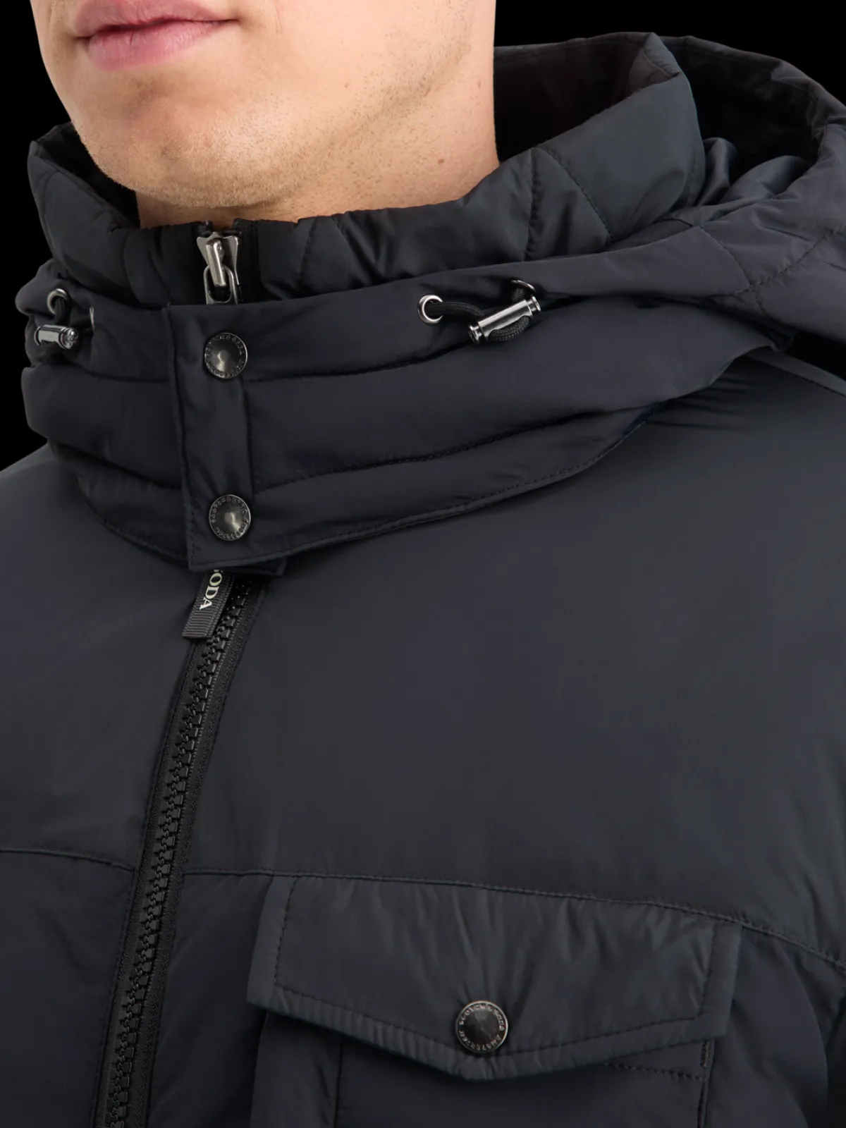Fashion HOODED PUFFER JACKET Jackets & Coats