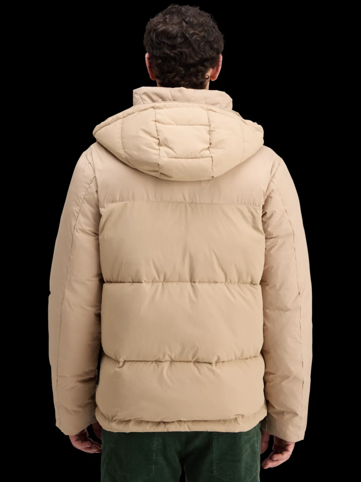 Fashion HOODED PUFFER JACKET Jackets & Coats