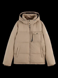 Fashion HOODED PUFFER JACKET Jackets & Coats