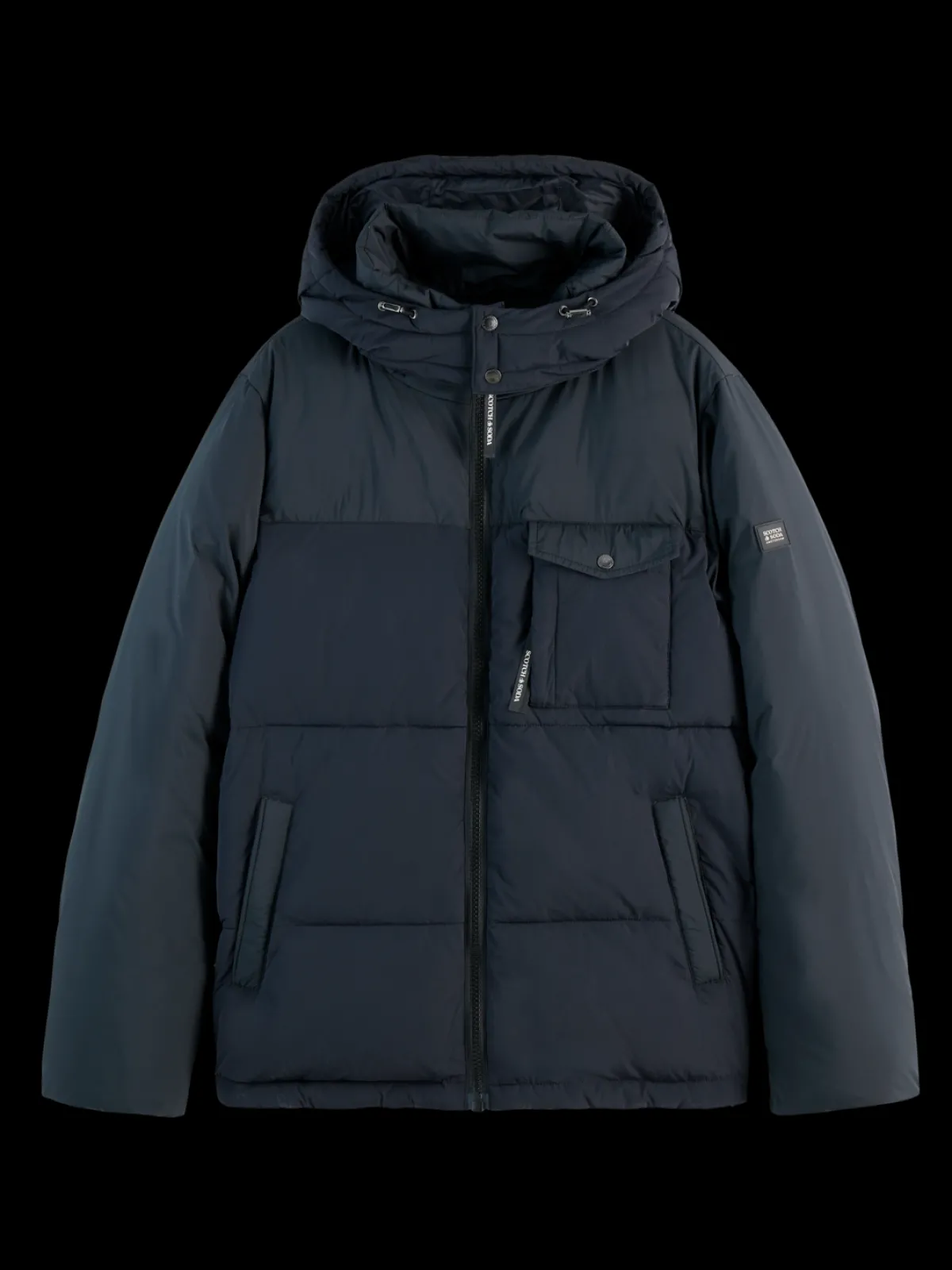 Fashion HOODED PUFFER JACKET Jackets & Coats