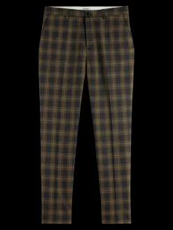Online Irving - yarn-dyed tailored check chino Pants