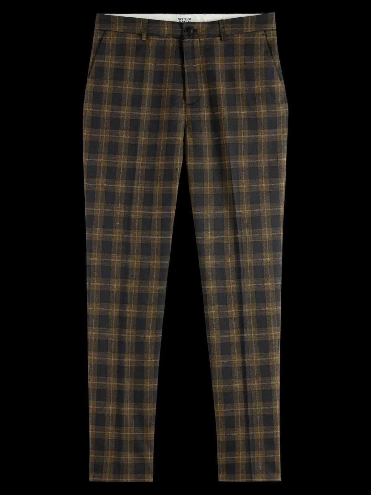 Online Irving - yarn-dyed tailored check chino Pants