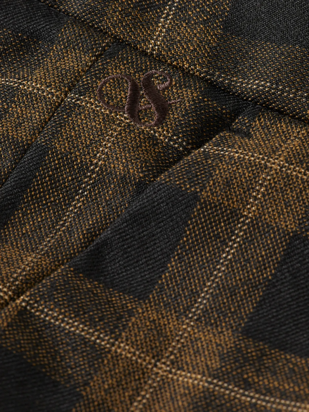 Online Irving - yarn-dyed tailored check chino Pants