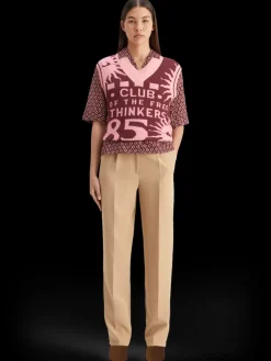 Fashion Jacquard knitted spencer Women Knitwear