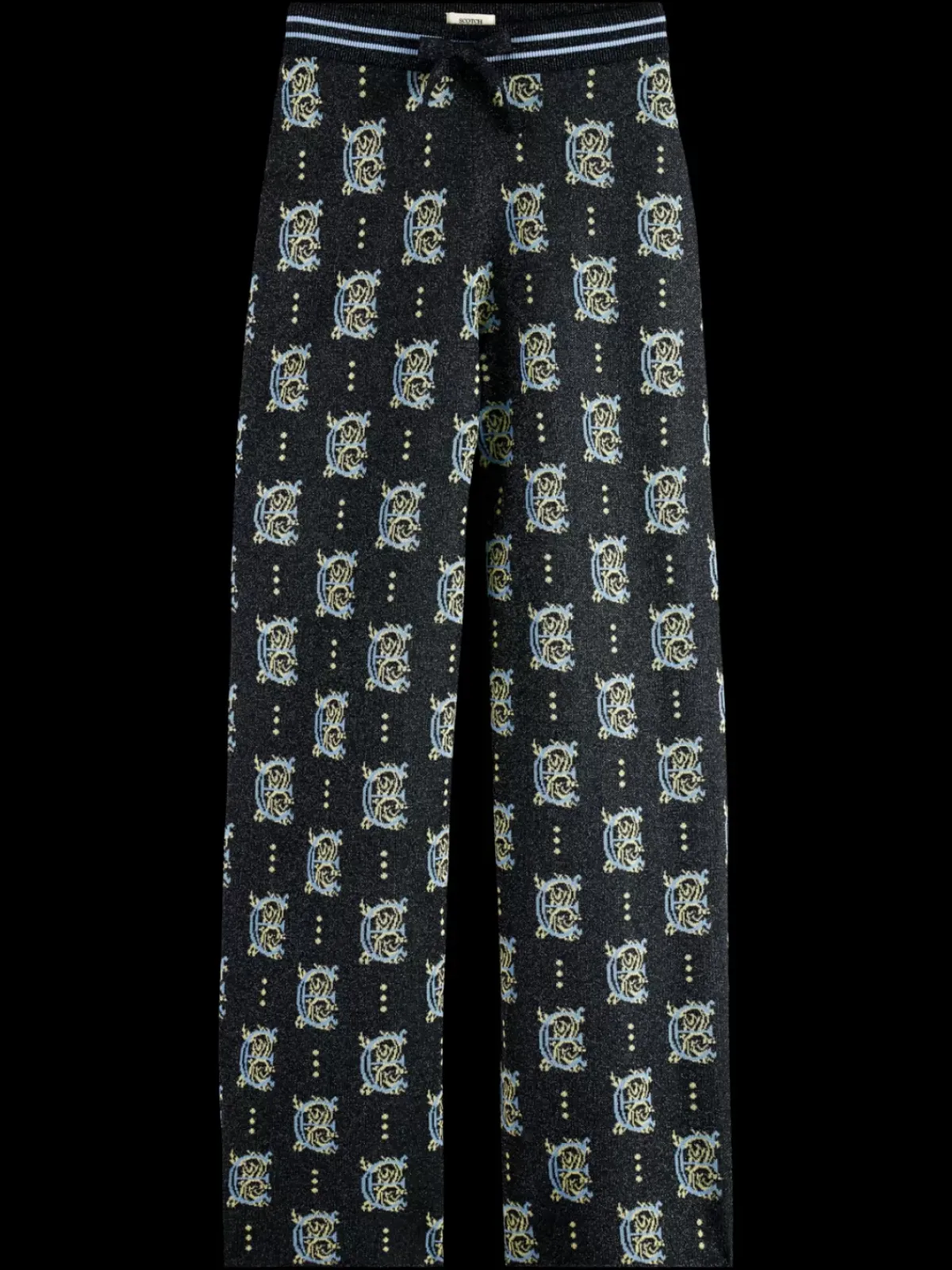 Hot Jacquard knitted trousers Women Pants