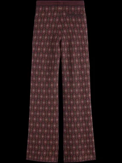 Sale JACQUARD KNITTED TROUSERS Women Pants