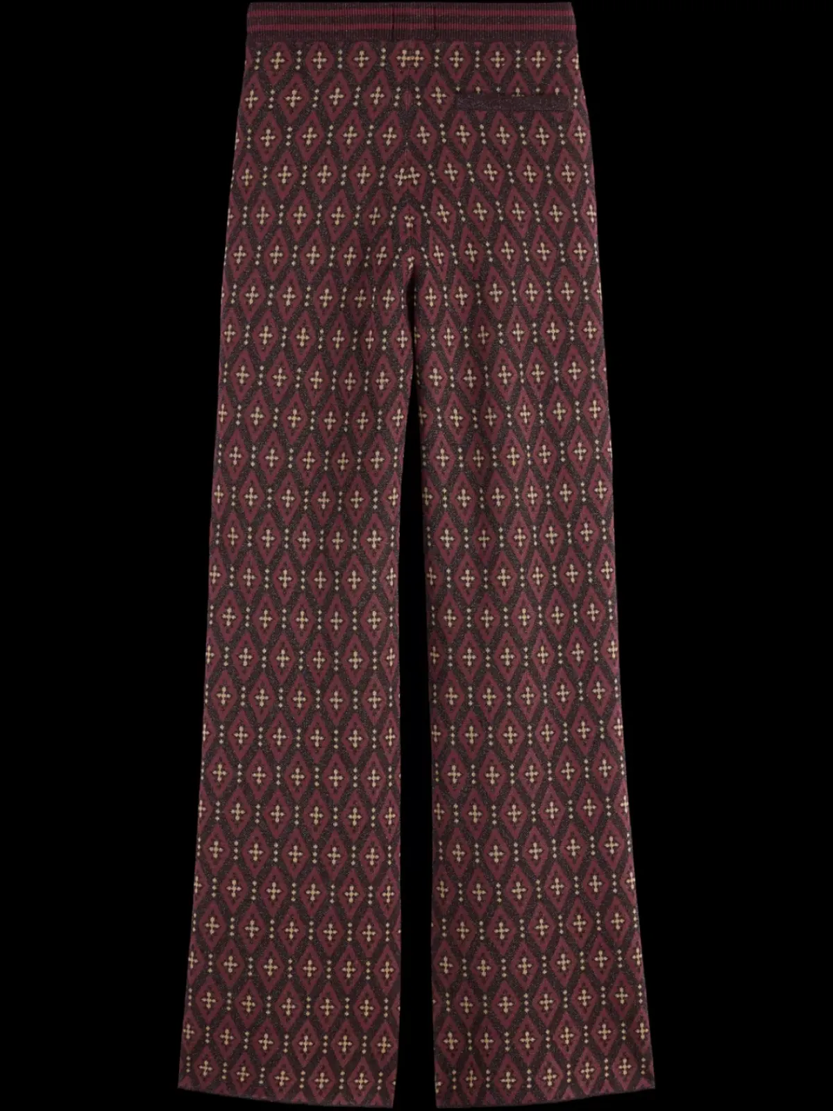 Sale JACQUARD KNITTED TROUSERS Women Pants