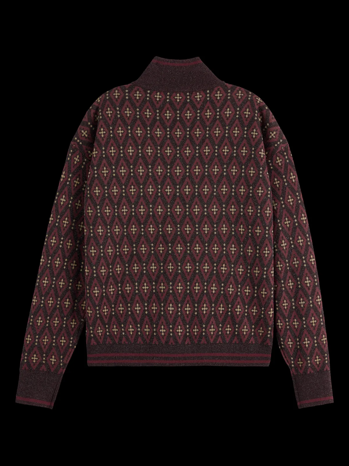 Hot JACQUARD KNITTED ZIP-THROUGH JACKET Women Knitwear|Jackets & Coats