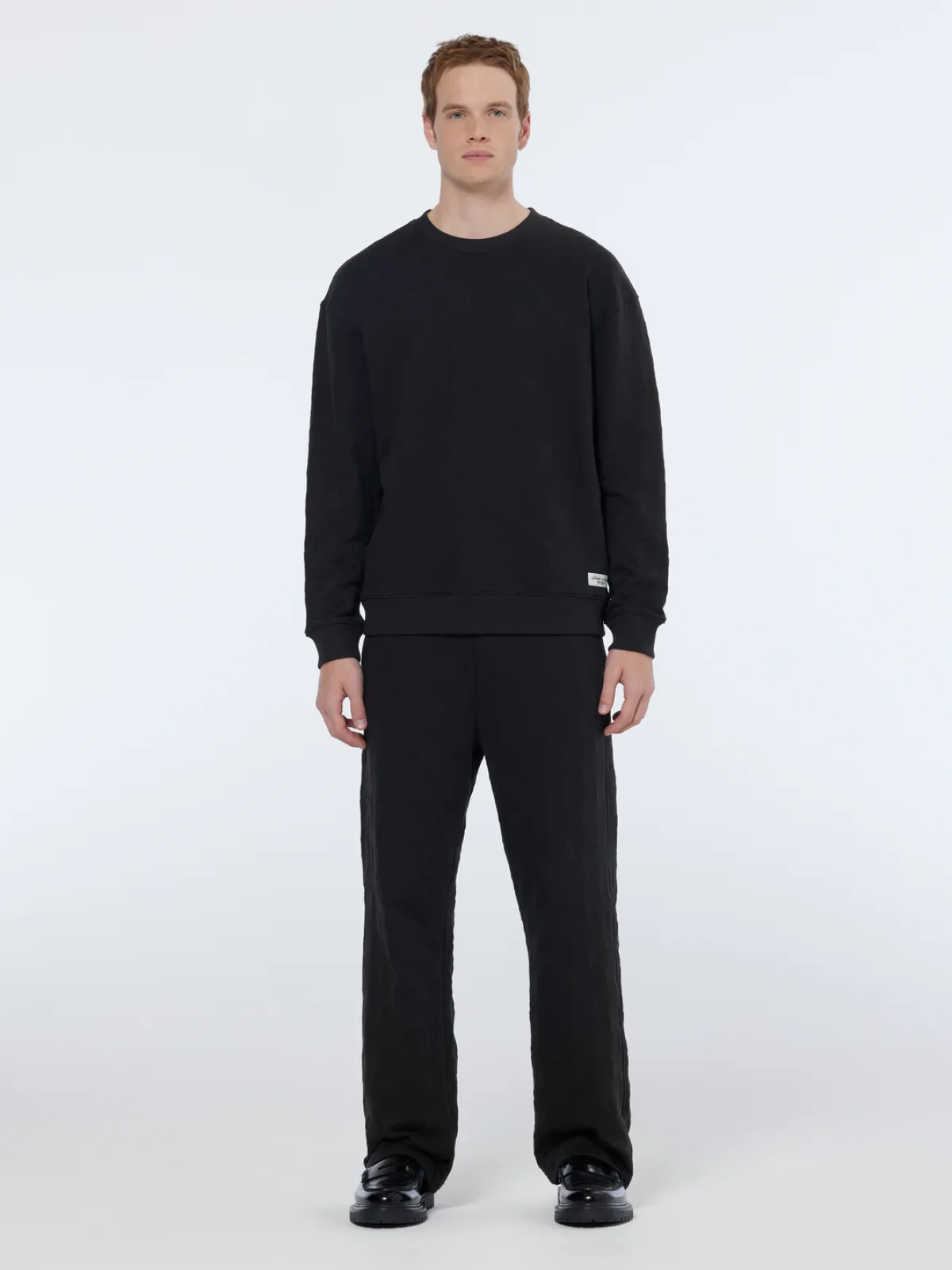 Discount Jacquard regular fit sweatshirt Sweatshirts & Hoodies