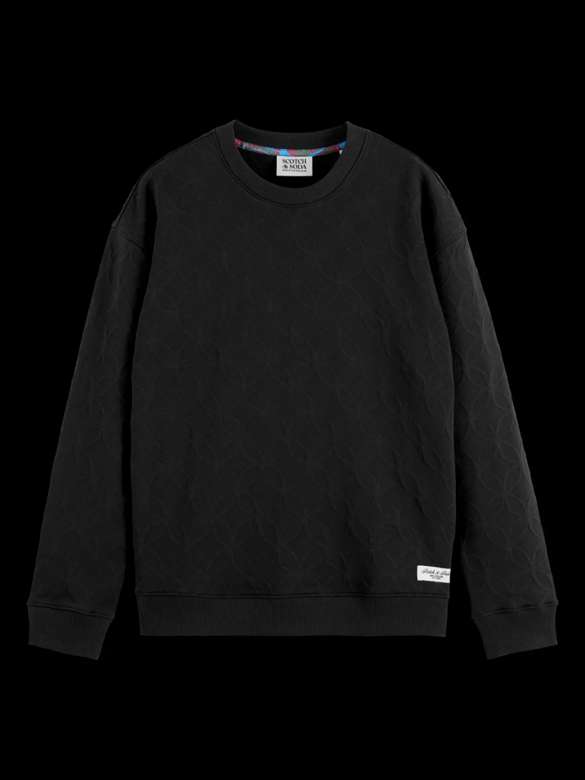Discount Jacquard regular fit sweatshirt Sweatshirts & Hoodies