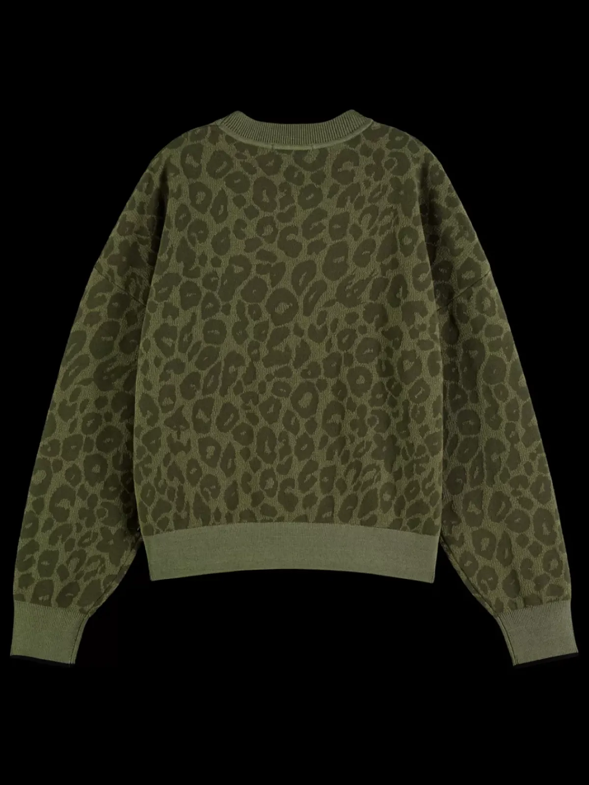 New Jacquard relaxed pullover Women Knitwear