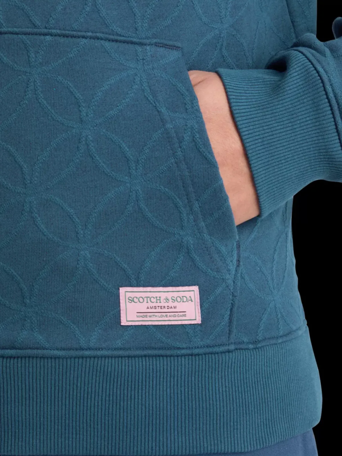 Clearance JACQUARD TERRY HOODIE Sweatshirts & Hoodies