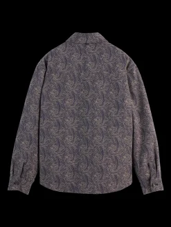 Sale JACQUARD WOOL-BLEND OVERSHIRT Jackets & Coats