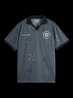 Outlet JOE JONAS X SCOTCH SODA ALL OVER PRINT FOOTBALL JERSEY T-shirts & Polo Shirts|Joe Jonas