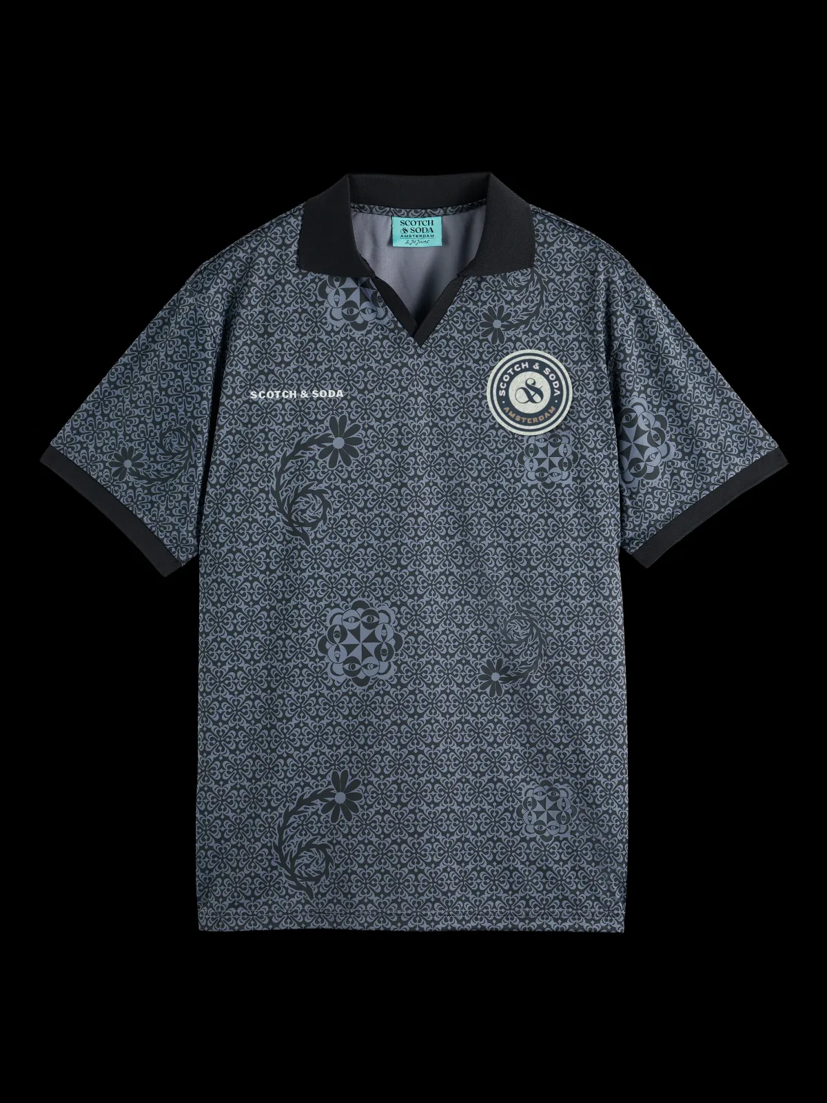 Outlet JOE JONAS X SCOTCH SODA ALL OVER PRINT FOOTBALL JERSEY T-shirts & Polo Shirts|Joe Jonas