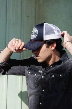 Hot JOE JONAS X SCOTCH SODA EMBROIDERED ARTWORK TRUCKER CAP Hats, Scarves & Gloves|Joe Jonas