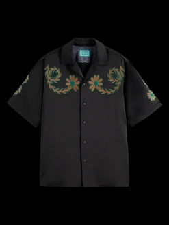 Sale JOE JONAS X SCOTCH SODA EMBROIDERY SATEEN S/S SHIRT Shirts|Joe Jonas