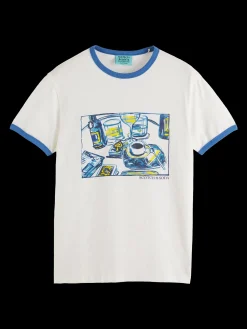 Clearance JOE JONAS X SCOTCH  SODA RINGER T-SHIRT T-shirts & Polo Shirts|Joe Jonas