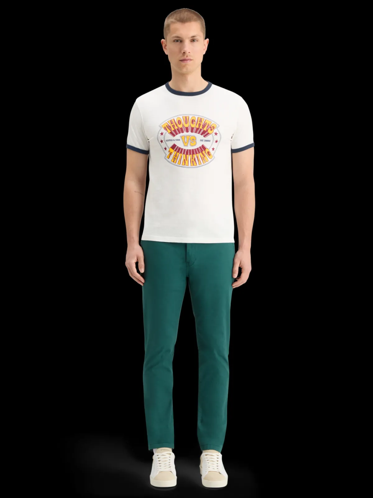 Clearance JOE JONAS X SCOTCH SODA RINGER T-SHIRT T-shirts & Polo Shirts|Joe Jonas