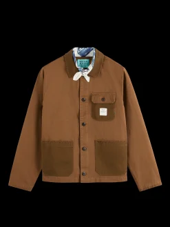 Outlet JOE JONAS X SCOTCH SODA TWILL WORKER JACKET Jackets & Coats|Joe Jonas