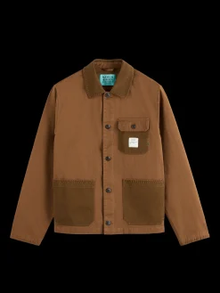 Outlet JOE JONAS X SCOTCH SODA TWILL WORKER JACKET Jackets & Coats|Joe Jonas