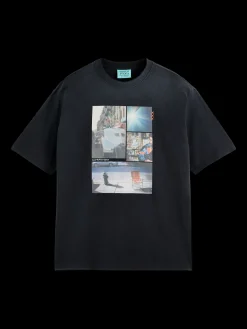 New JOE JONAS X SCOTCH SODA WASHED PHOTO PRINT T-SHIRT T-shirts & Polo Shirts|Joe Jonas