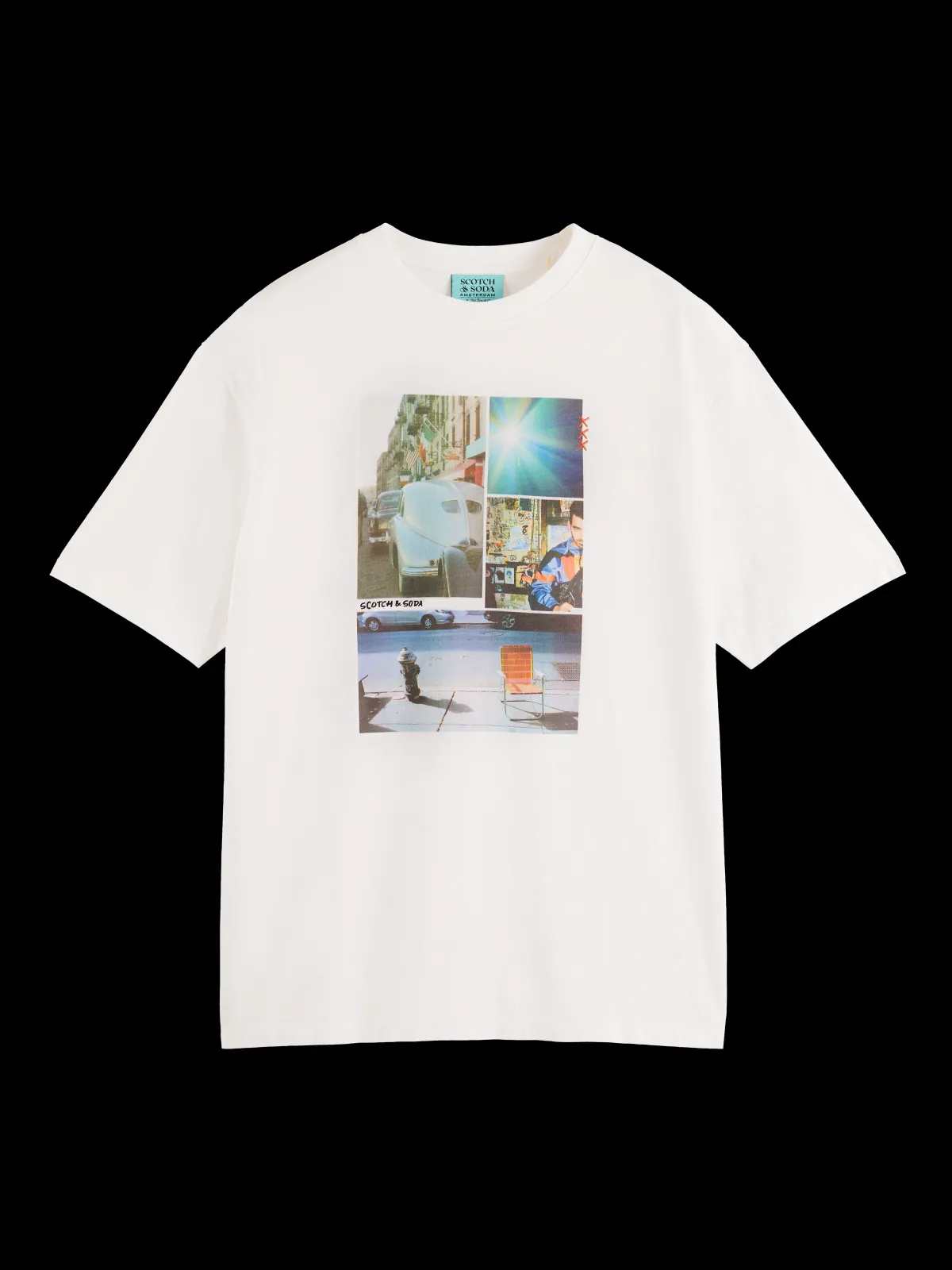 New JOE JONAS X SCOTCH SODA WASHED PHOTO PRINT T-SHIRT T-shirts & Polo Shirts|Joe Jonas