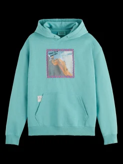 Fashion JOE JONAS X SCOTCH SODA WASHED ARTWORK HOODIE Sweatshirts & Hoodies|Joe Jonas