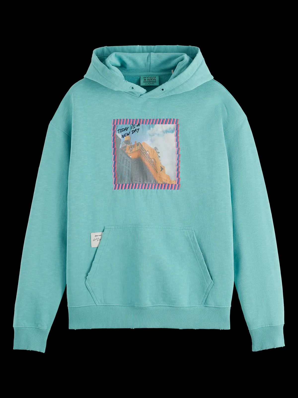 Fashion JOE JONAS X SCOTCH SODA WASHED ARTWORK HOODIE Sweatshirts & Hoodies|Joe Jonas