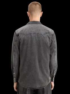 Best JOE JONAS X SCOTCH SODA WESTERN SHIRT - VINTAGE BLACK Shirts|Joe Jonas