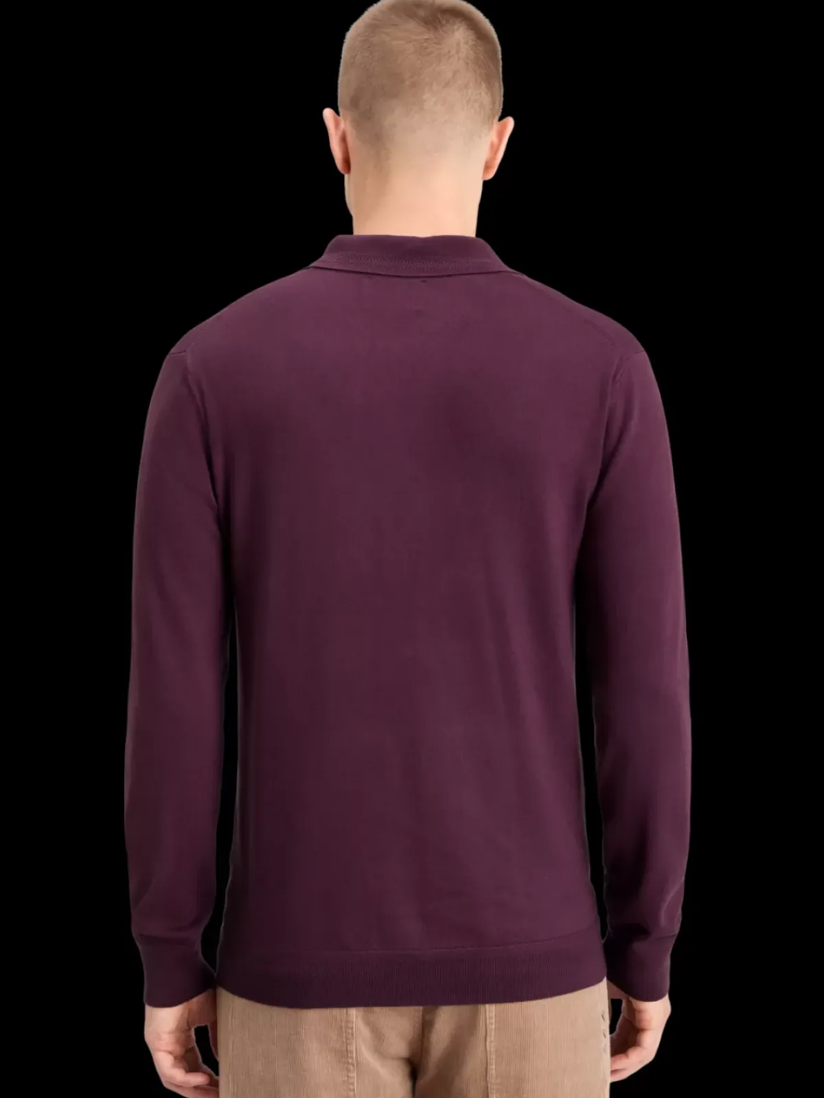 Outlet KNITTED POLO LONG SLEEVE T-shirts & Polo Shirts