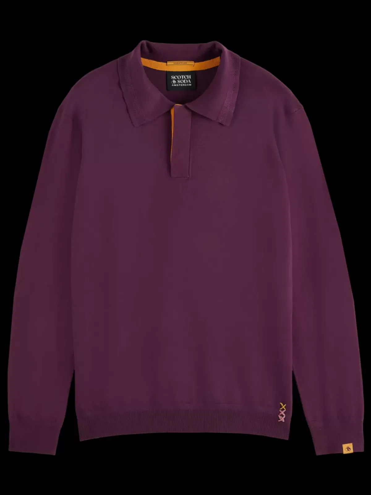 Outlet KNITTED POLO LONG SLEEVE T-shirts & Polo Shirts