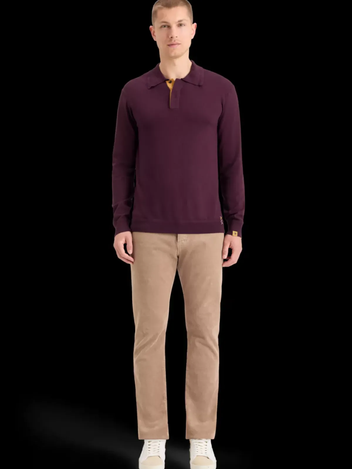 Outlet KNITTED POLO LONG SLEEVE T-shirts & Polo Shirts