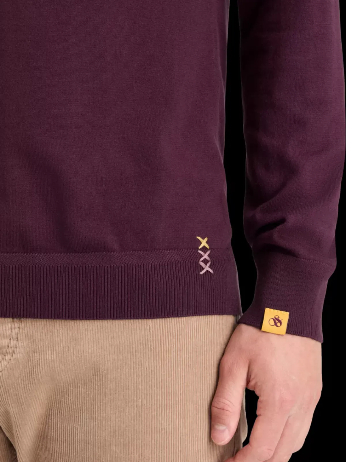 Outlet KNITTED POLO LONG SLEEVE T-shirts & Polo Shirts