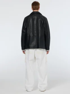 Outlet Leather blazer jacket Jackets & Coats