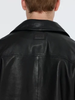 Outlet Leather blazer jacket Jackets & Coats