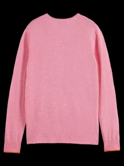 New Linen cotton blend crew neck Knitwear