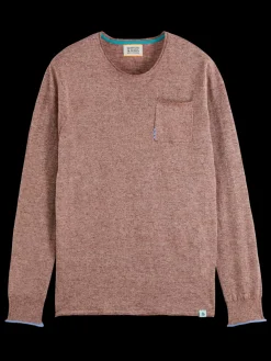 New Linen cotton blend crew neck Knitwear