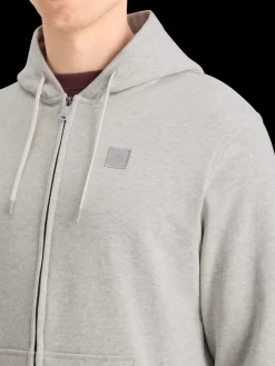 Fashion LOGO BADGE ZIP-THROUGH HOODIE Sweatshirts & Hoodies