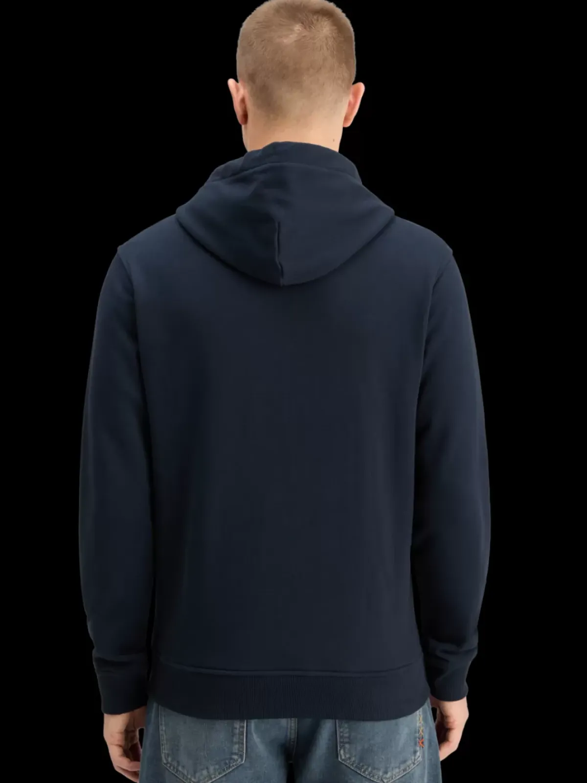 Fashion LOGO BADGE ZIP-THROUGH HOODIE Sweatshirts & Hoodies