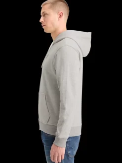 Fashion LOGO BADGE ZIP-THROUGH HOODIE Sweatshirts & Hoodies